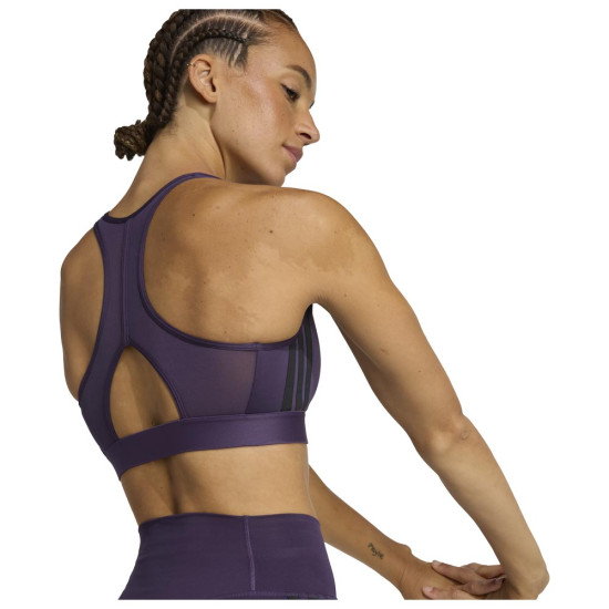 Adidas Γυναικείο μπουστάκι Powerreact Essentials 3-Stripes Bra